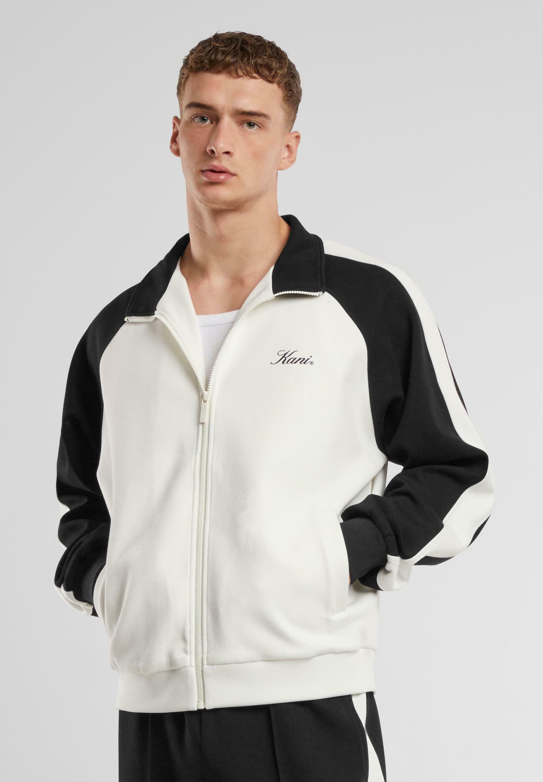Karl Kani SIDESTRIPE - Trainingsjacke - Offwhite Schwarz