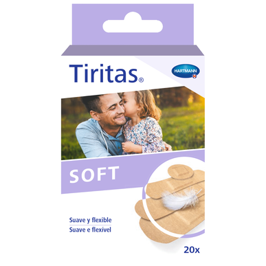 Tiritas pehmeät laastarit 4 kokoa 20 kpl 20 kpl