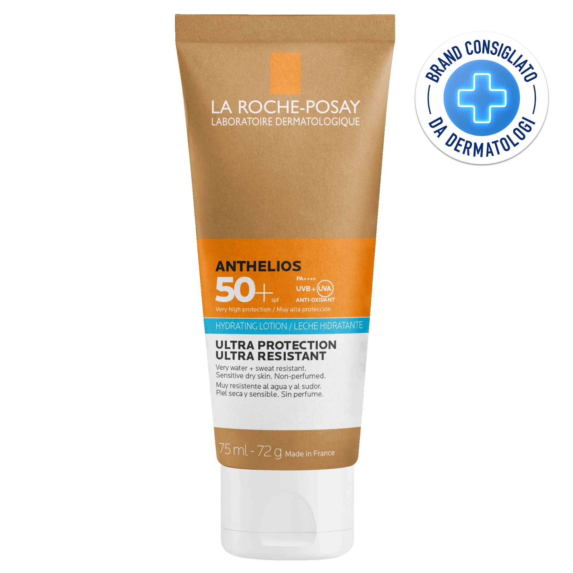 LA ROCHE POSAY La Roche Posay Anthelios Milch 50+ Papierverpackung 75 ml Feuchtigkeitsmilch