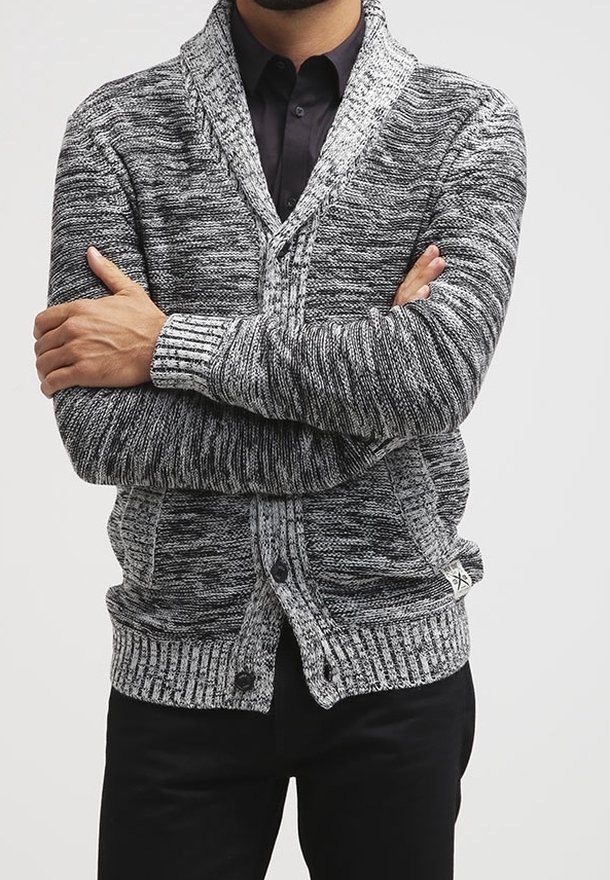 Pier One Cardigan - gemêleerd grijs
