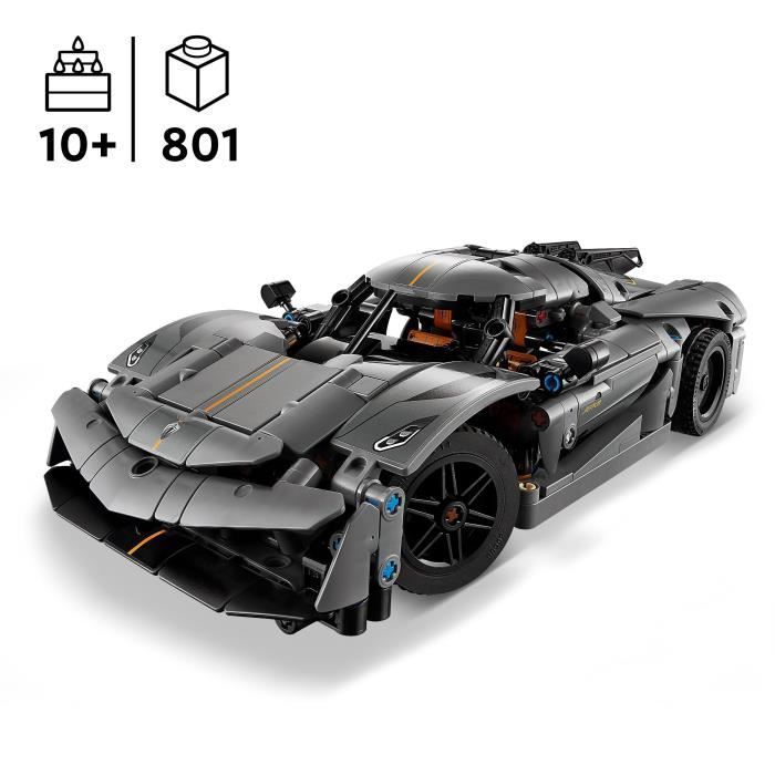 LEGO® Technic 42173 Koenigsegg Jesko Absolut Hypercar Grigio - Set di costruzioni