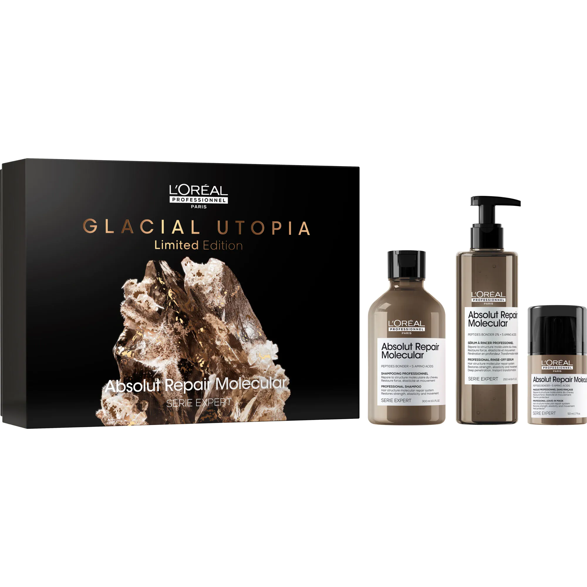 Loreal Professionnel Ar Molecular Trio zestaw - Szampon + Serum + Maska
