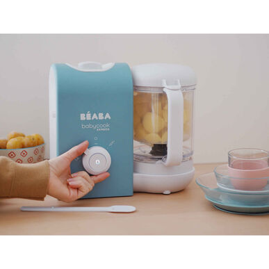 Béaba Babycook Robot Cuiseu Express mėlynas kūdikių maisto gaminimo robotas mėlynas 1 vnt. 1 vnt.