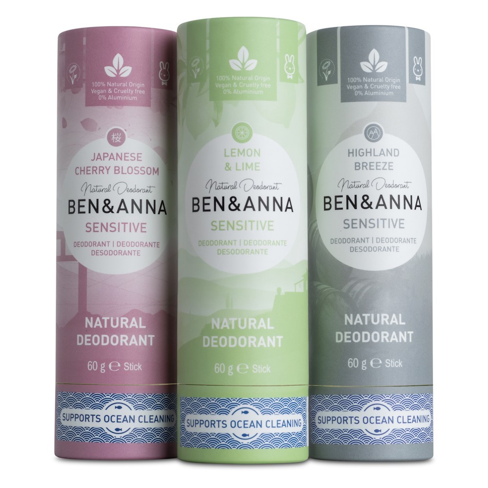 Ben & Anna Deodorant Papertube Deodorant Lemon&Lime – 60 g