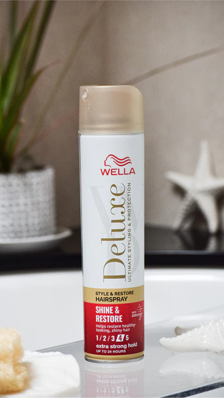 Wella Deluxe Shine & Restore Strong Hold Volume Haarspray