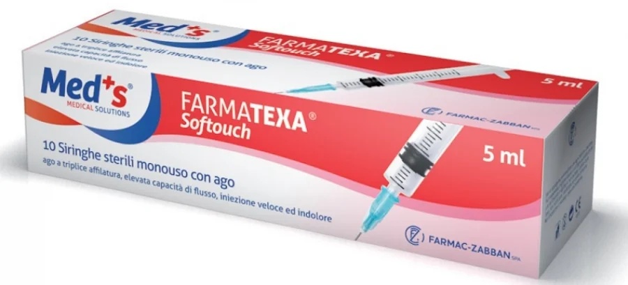 Sterile Einwegspritze FARMAC-ZABBAN Med's 2,5 ml, 10 Stück