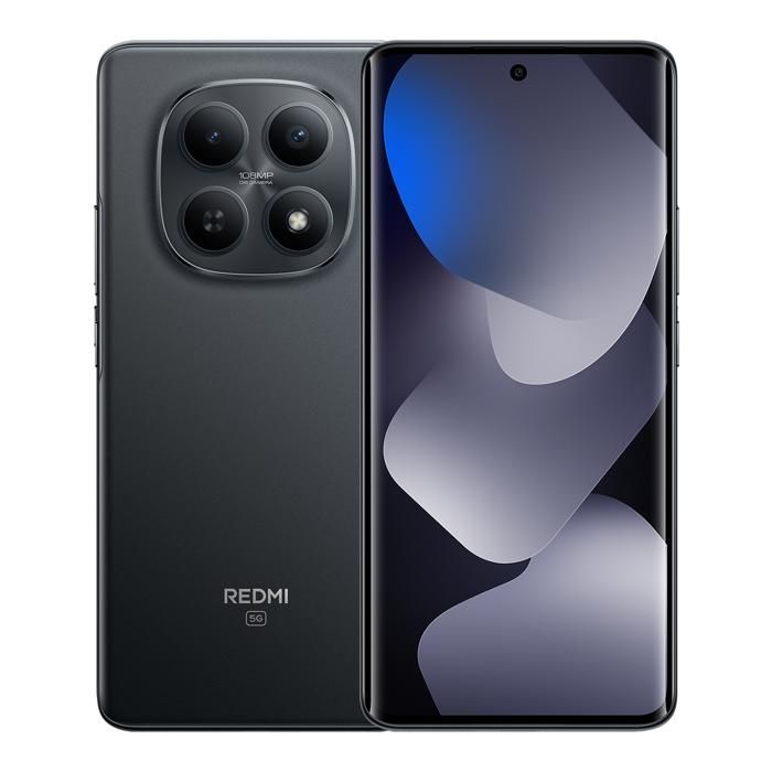 REDMI Note 15 5G Noir 8 GO + 256 GO Batterie de 5 520 mAh avec un style fin