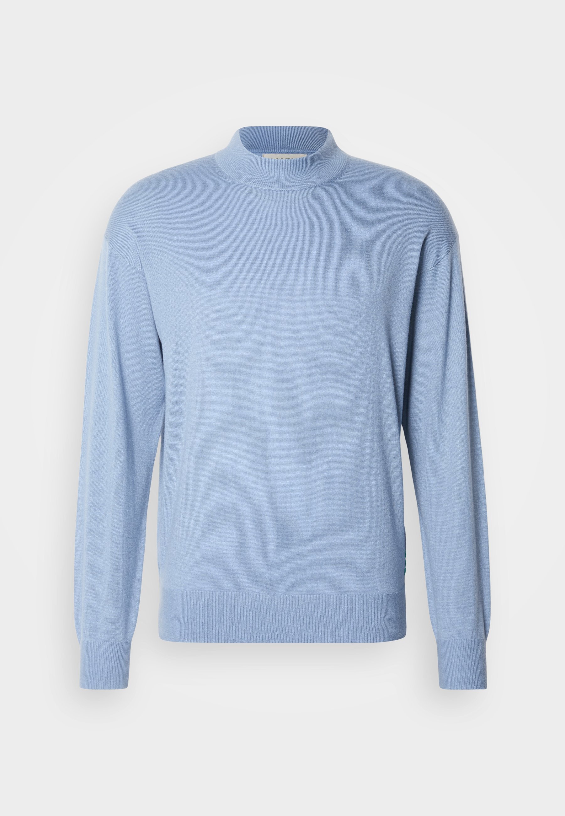 Scotch & Soda SEASONAL CORE Trui met verlaagde schouders en opstaande kraag - Trui - vervaagde denim