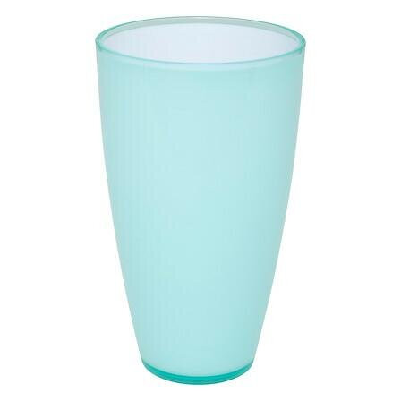 SZKLANKA PLASTIKOWA miętowa z polistyrenu 8,5 x 14,5 cm