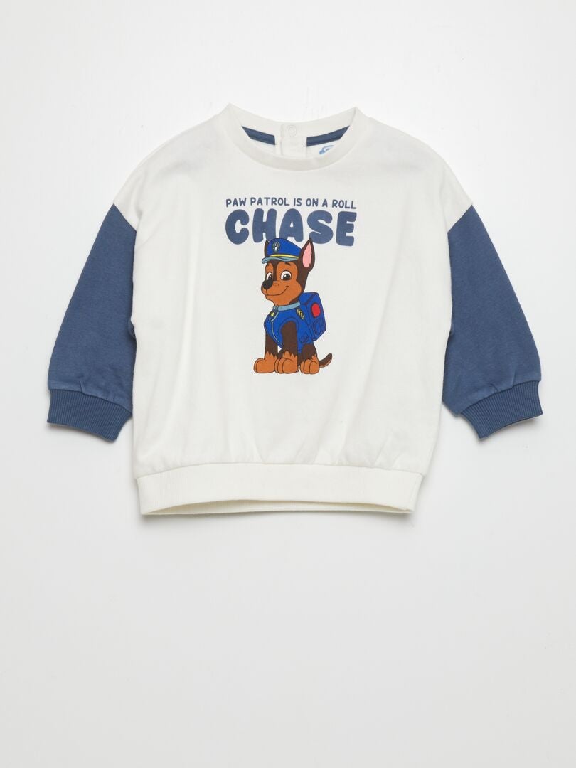Tweekleurig 'Paw Patrol'-sweatshirt - BEIGE