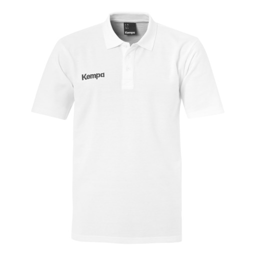  Klassisches weißes Kempa-Poloshirt