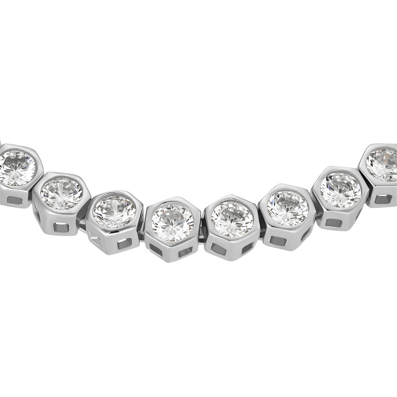 Heideman Bracelet Nevio couleur argentée polie