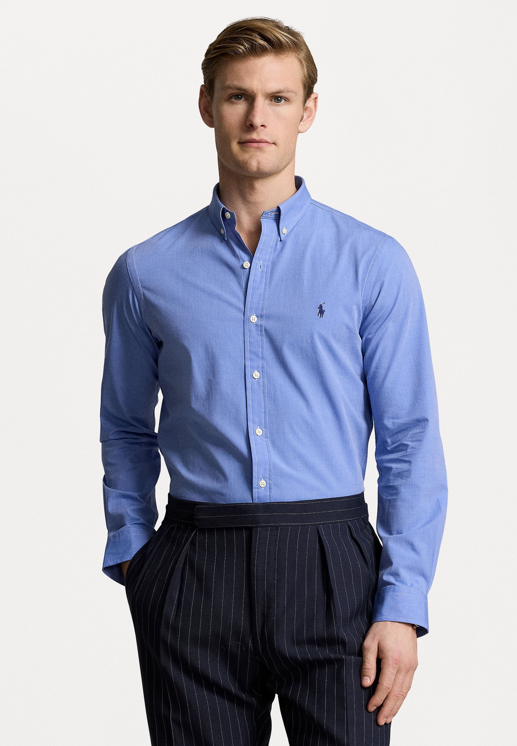 Chemise Polo Ralph Lauren - bleue bout à bout