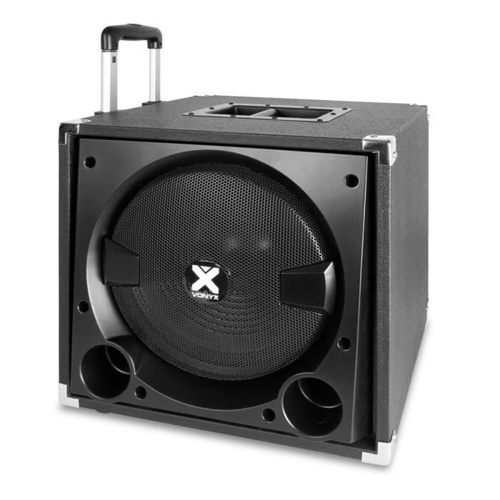 Vonyx VX800BT Triphonic Speaker System - 800W Subwoofer - Bluetooth/USB/SD/AUX