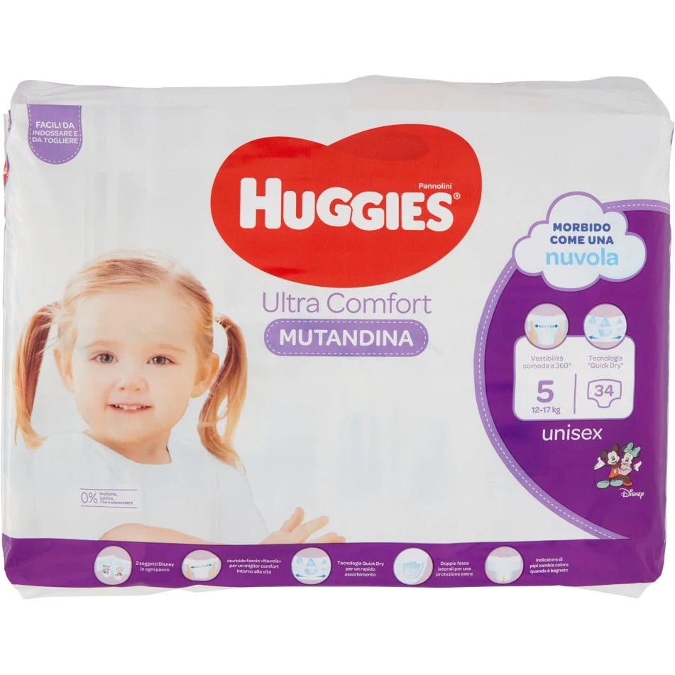 HUGGIES Windelhosen Huggies 5+ 34 Stück