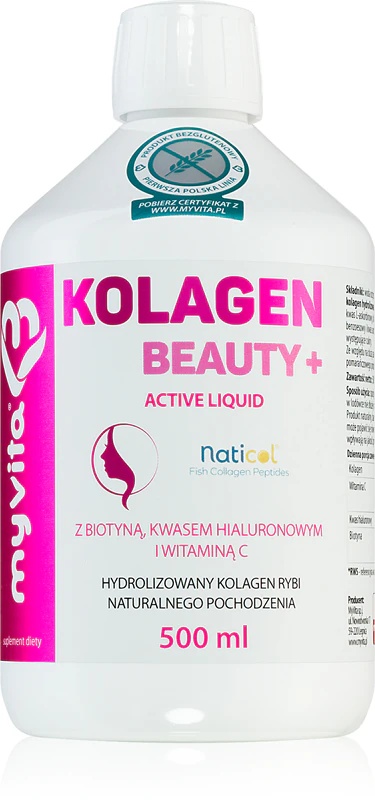 MyVita Collagen Beauty uztura bagātinātāja risinājums skaistiem matiem, ādai un nagiem
