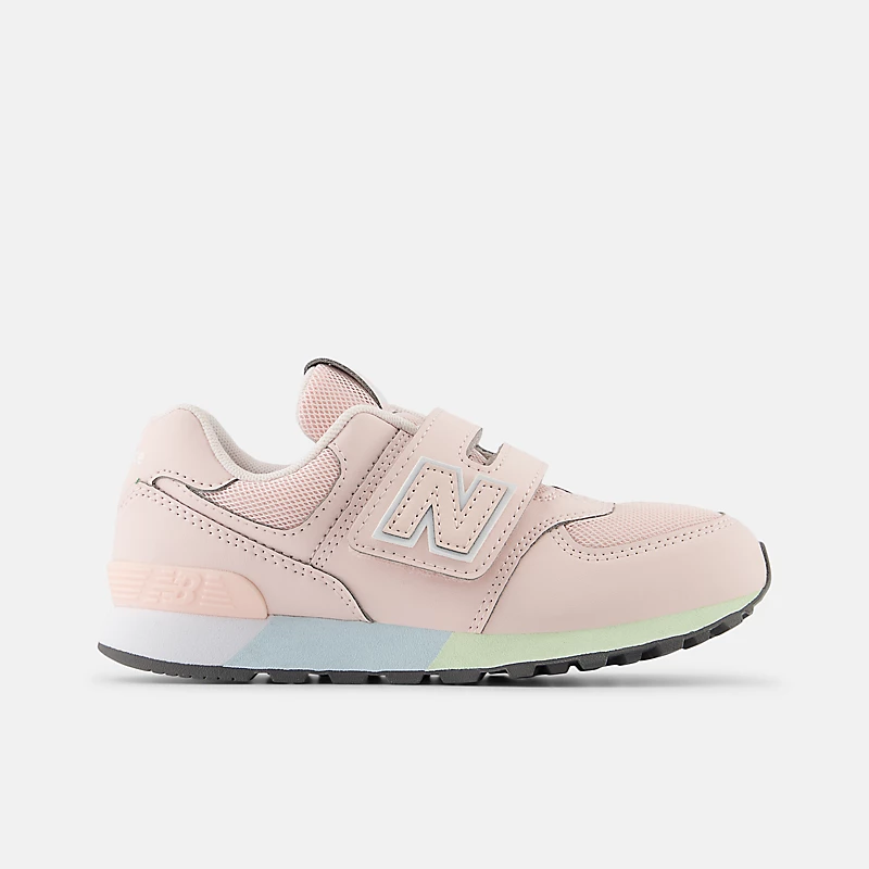 Dziecko 574 HOOK & LOOP - Muszlowy róż z kamieniołomowym błękitem