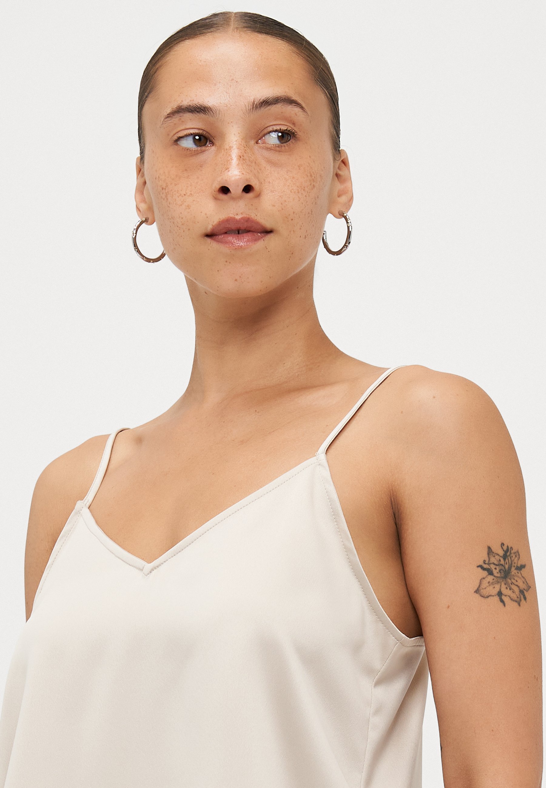 Débardeur Vero Moda Petite VMMERLE - Haut - pierre ponce