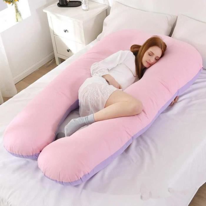 U-shaped cotton sleep support pillow, used for pregnant women, bedding, during pregnancy