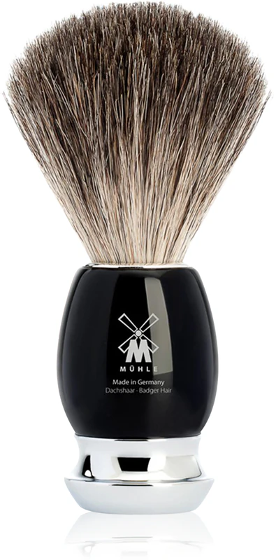 Štětka na holení Mühle VIVO Black Pure Badger s jezevčími chlupy