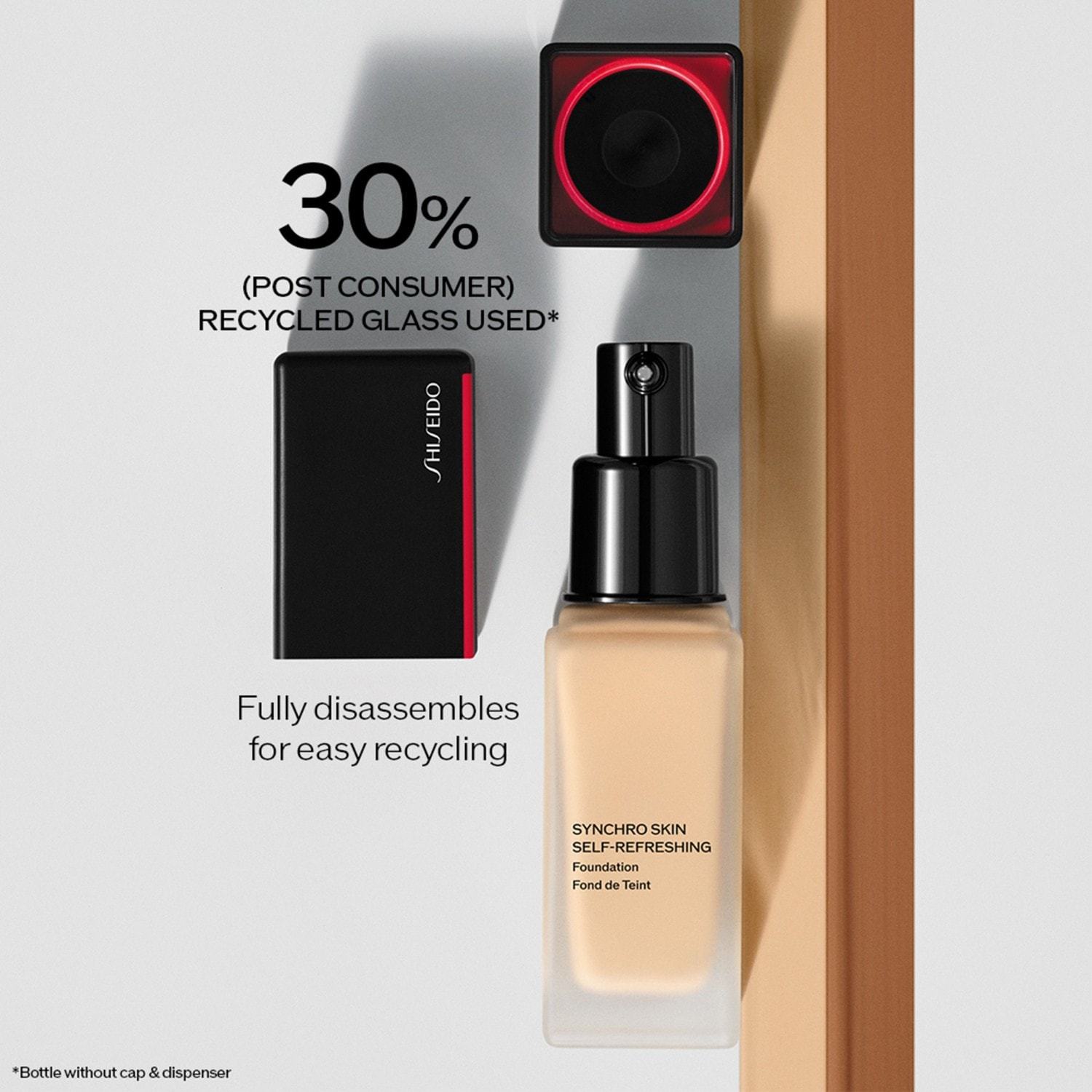 „Shiseido SYNCHRO SKIN“ savaime gaivinamasis makiažo pagrindas, 30 ml