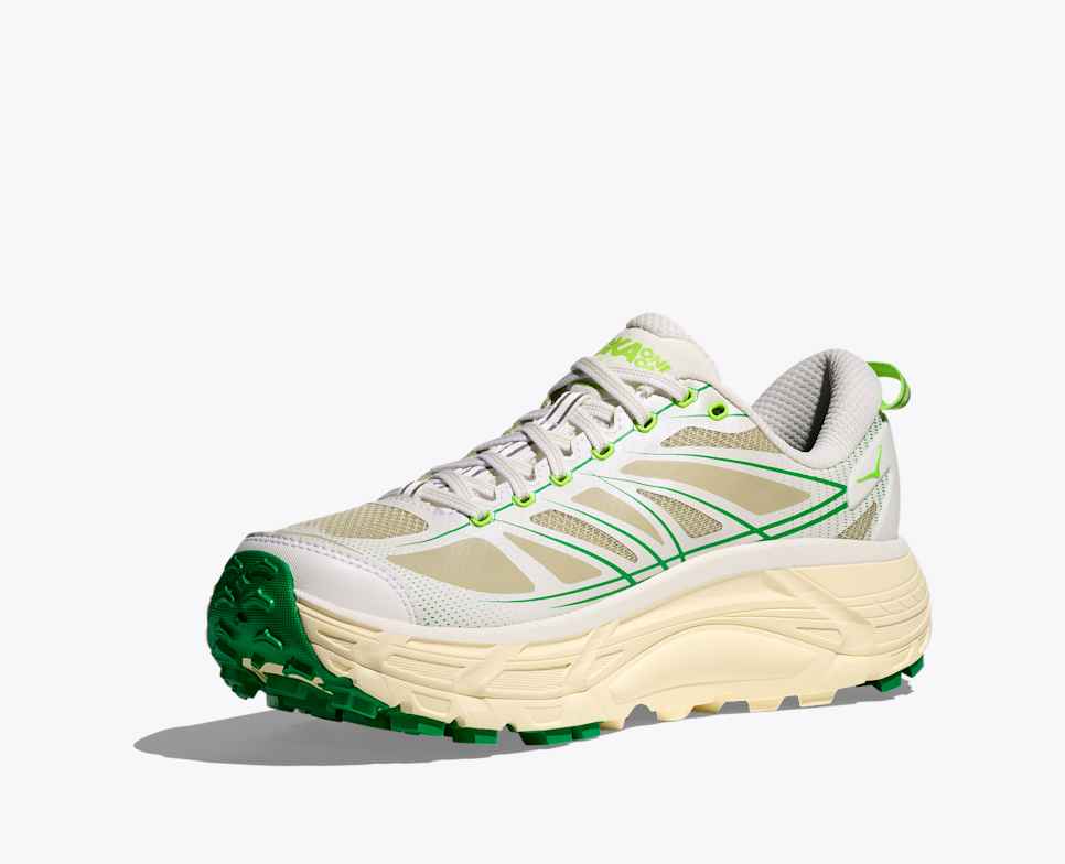 HOKA Mafate Speed 2 Blanco / Césped recién cortado