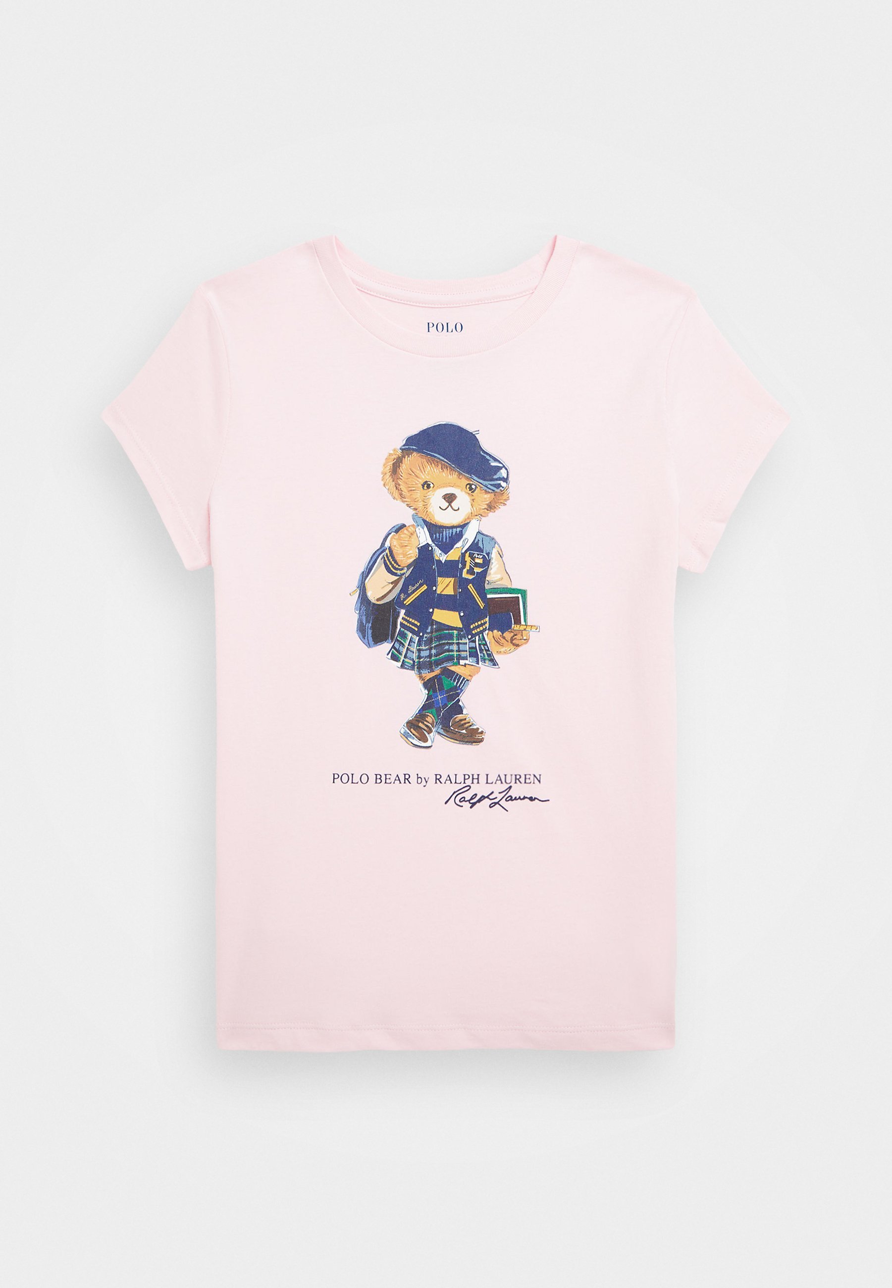 Polo Ralph Lauren POLO BEAR T-SHIRT EN JERSEY DE COTON - Imprimé - Douceur rose