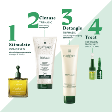René Furterer Triphasic Baume Démélant Acondicionador Redensificante y Anticaída 150 ml 150 ml