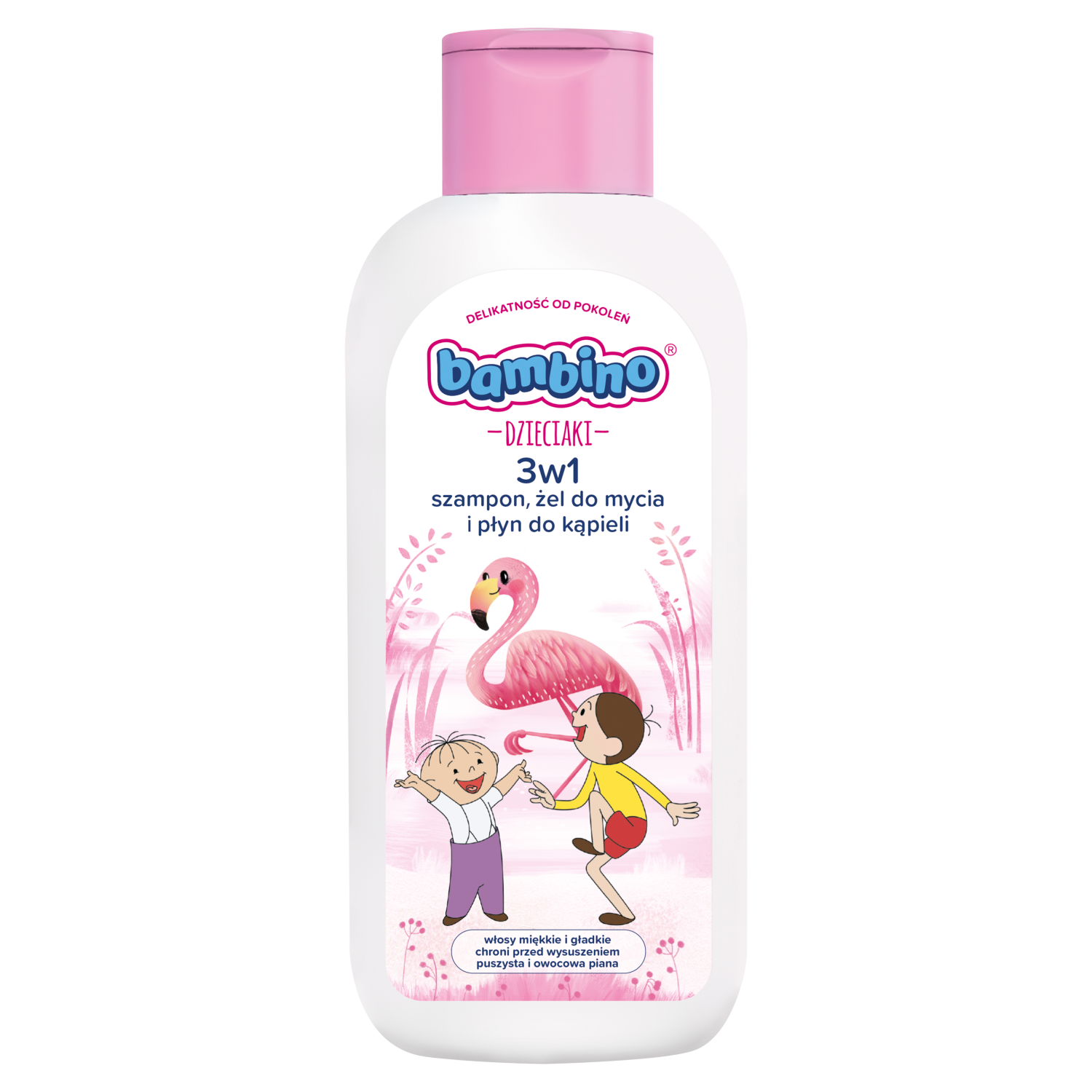 Gel douche 2 en 1 Bambino pour le corps et les cheveux, 400 ml