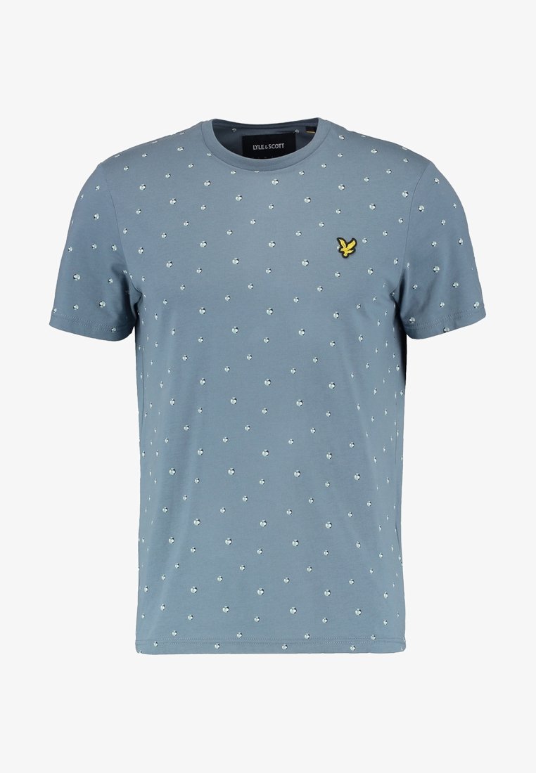 Lyle & Scott T-shirt met print - blauw