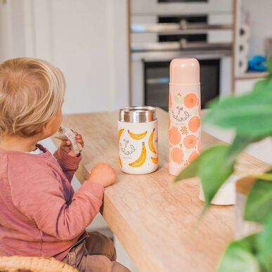 Suavinex Termokande til faste stoffer, lyserød, 350 ml, 350 ml
