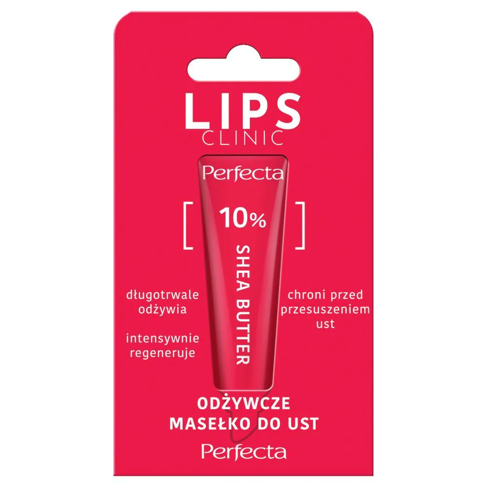 Perfecta Lips Clinic 10% shea butter Masełko do ust
