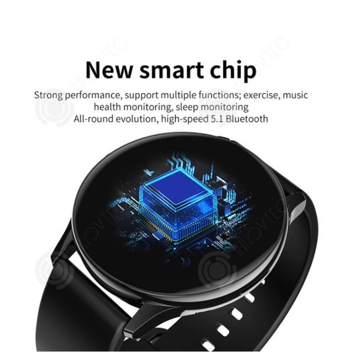 INN® Smart Bracelet Bluetooth Bellen Gezondheidshorloge Hartslag Sport Zakelijk Heren Zwart Touchscreen + Knop