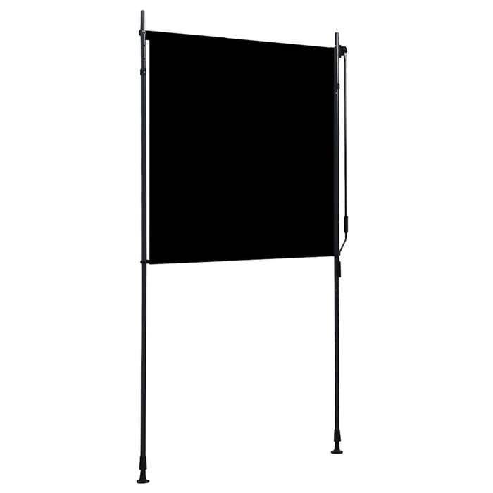 Outdoor roller blind - vidaXL - 120 x 270 cm - Anthracite - Crank - Adjustable