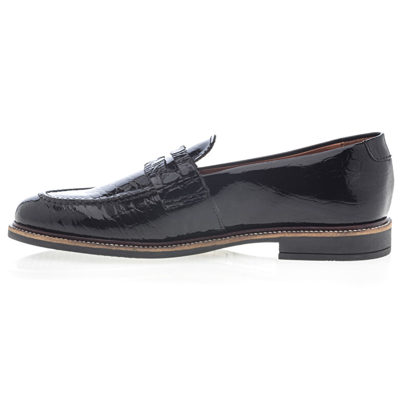 Svarte loafers/båtsko til dame