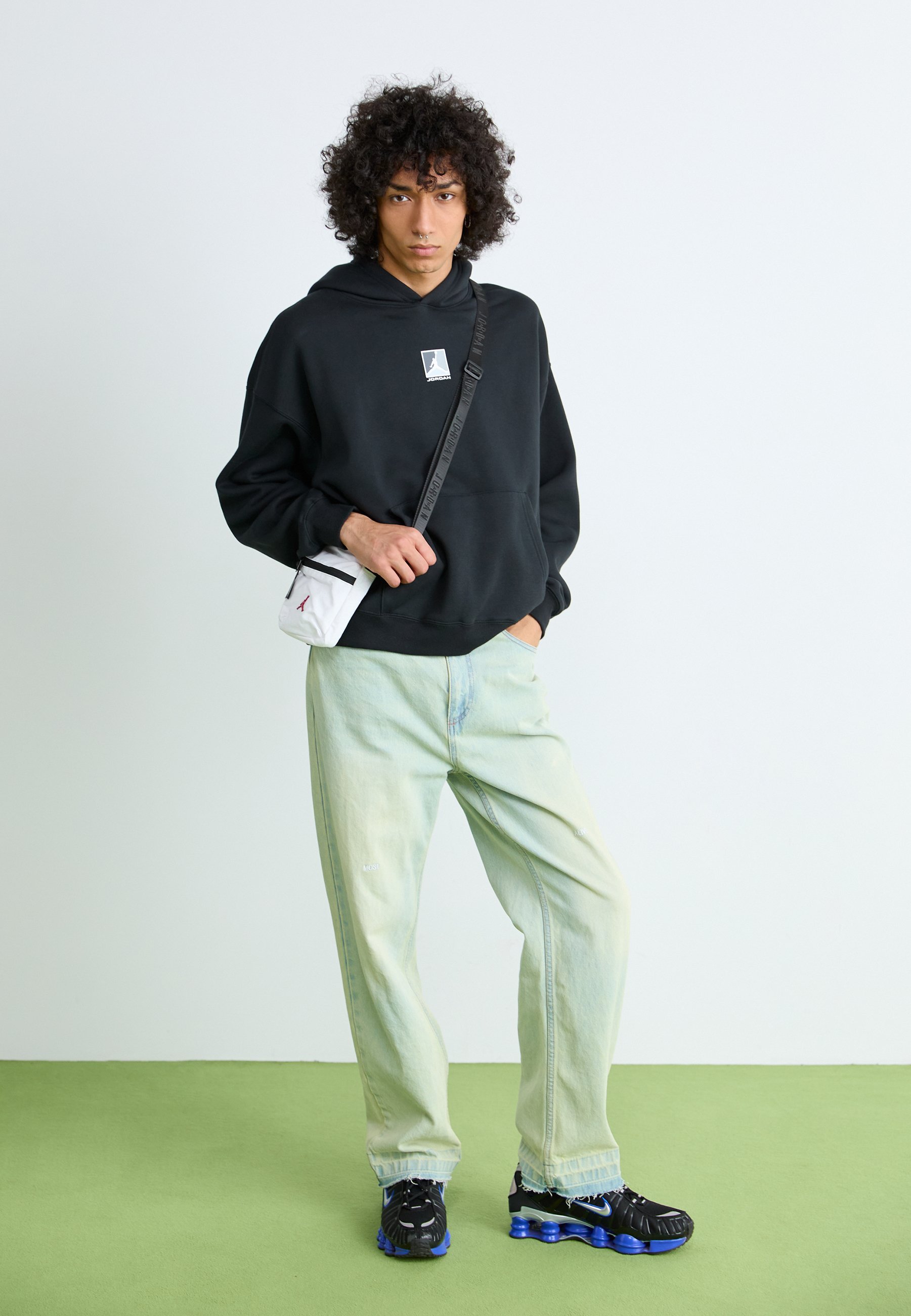 Sweat à capuche Jordan - noir/blanc