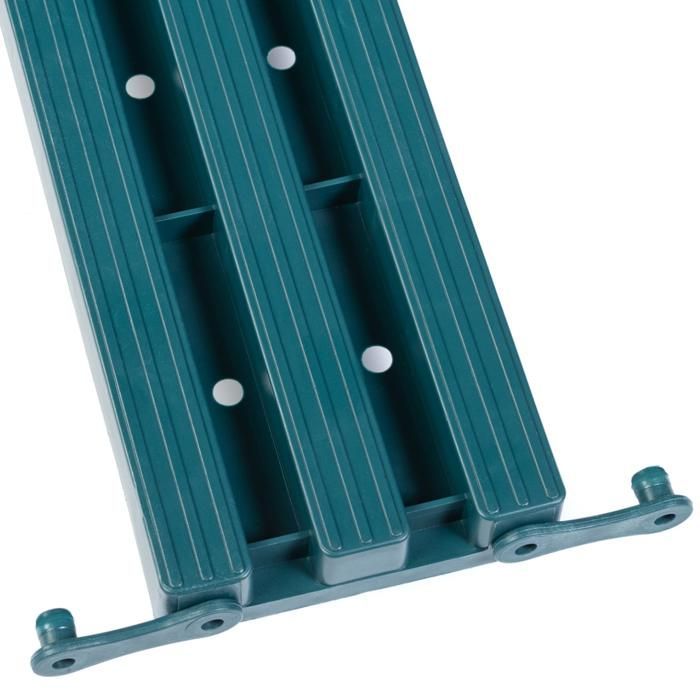 IDMARKET Chemin de potager 5M déroulable en plastique vert pour jardin