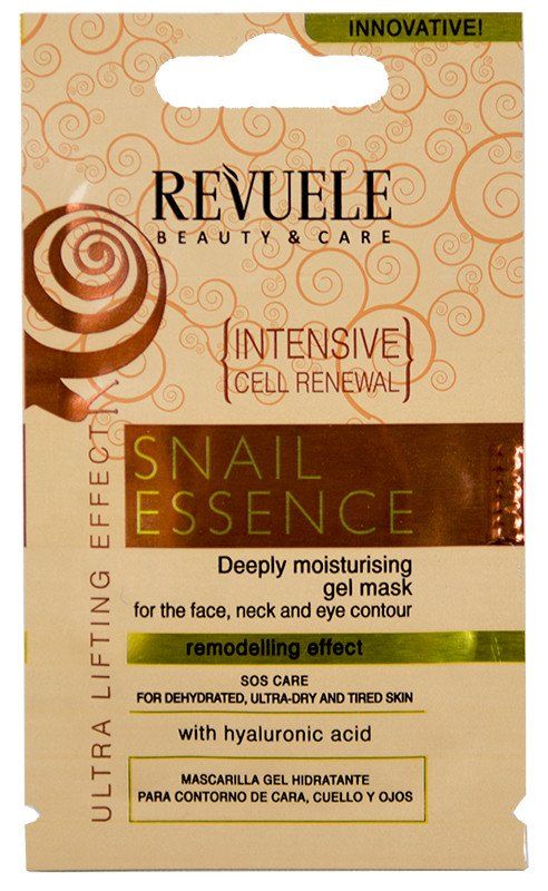 „Snail Essence“ drėkinamoji gelinė kaukė veidui ir kaklui Veido drėkikliai