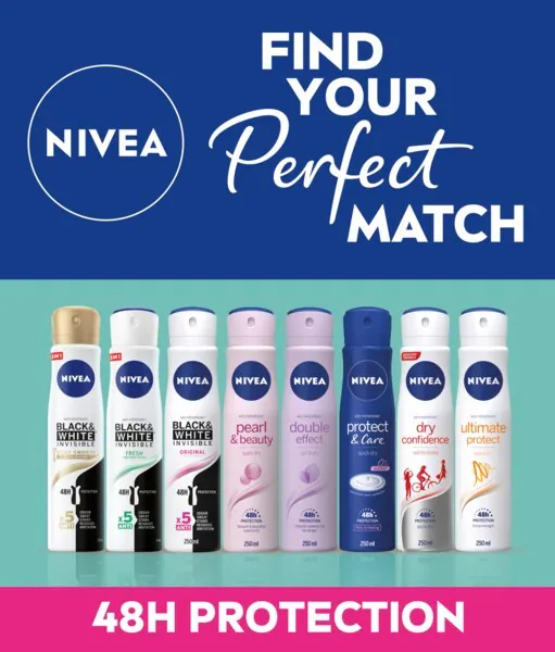 NIVEA antiperspirant deodorant ve spreji s dvojitým účinkem 250ml