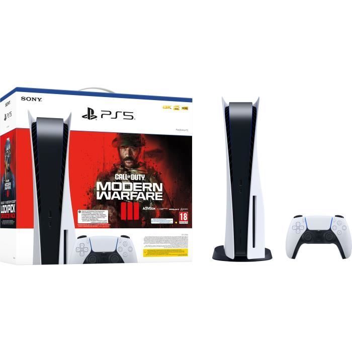 Console PlayStation 5 - Édition Standard + Call of Duty : Modern Warfare III (code dans la boîte)