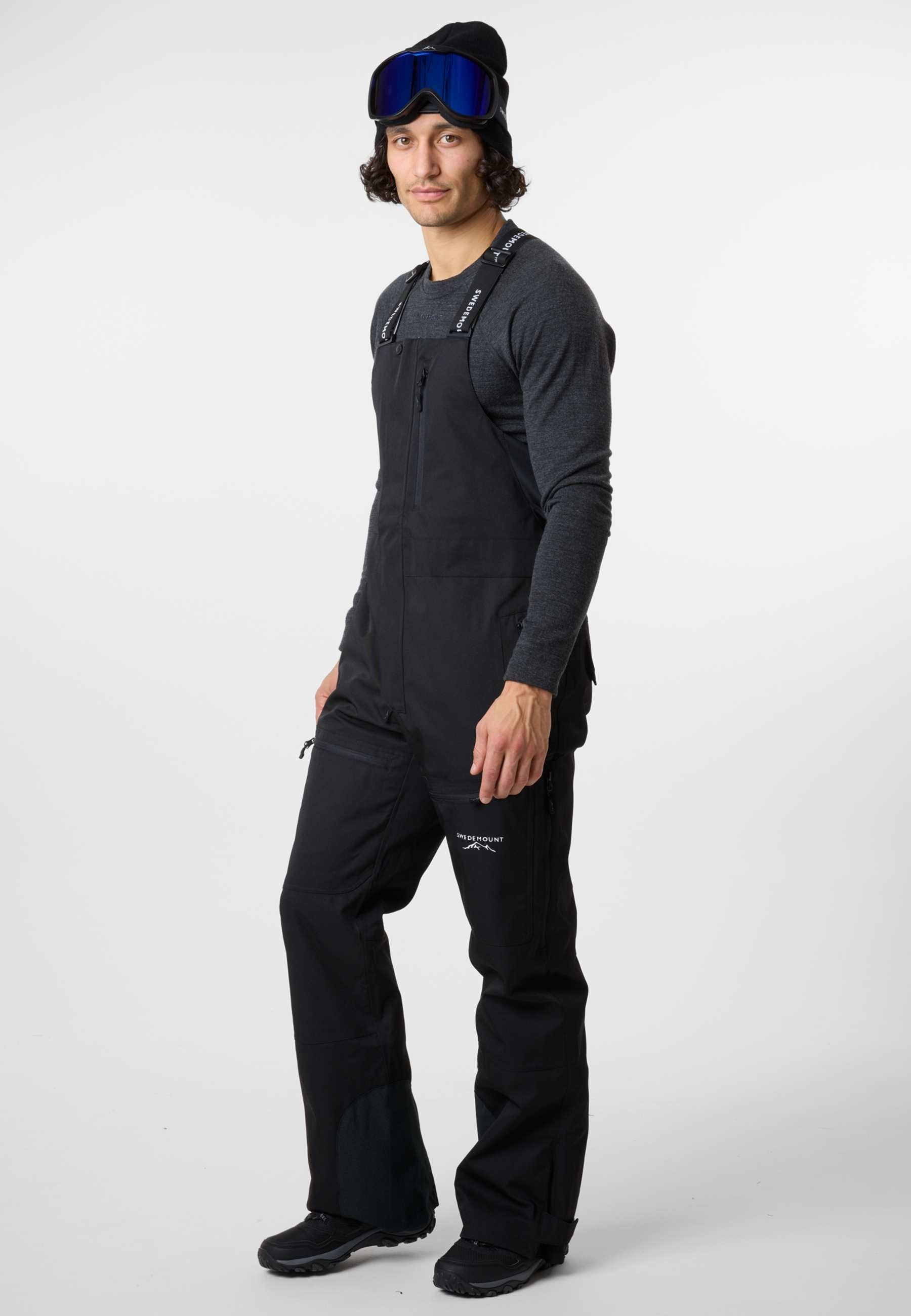 Swedemount ST. ANTON - Spodnie snowboardowe - czarne