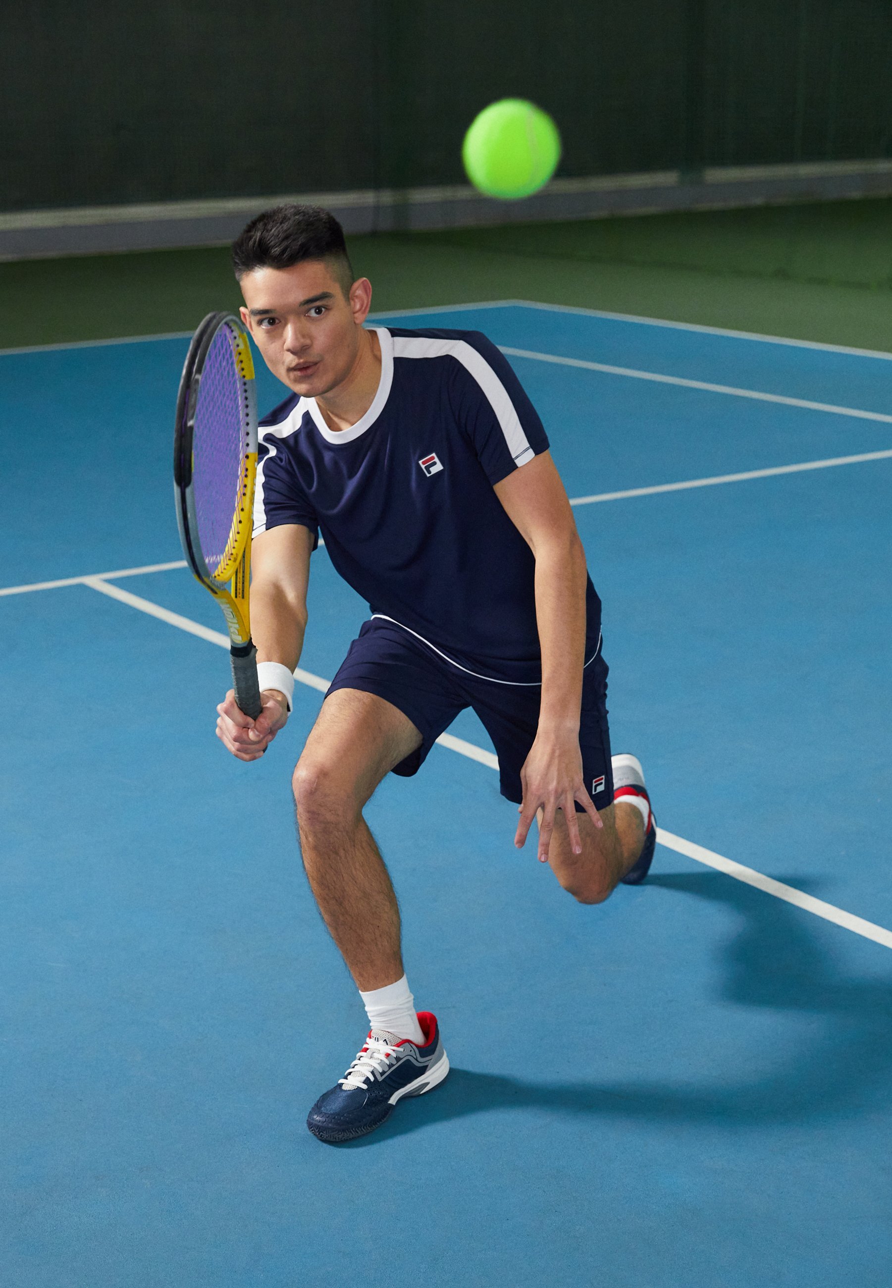 FILA ELIAS - Sportovní tričko - black/white