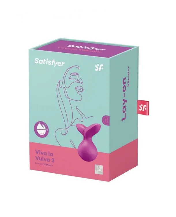 Satisfyer Masażer Viva La Vulva 3 Violet