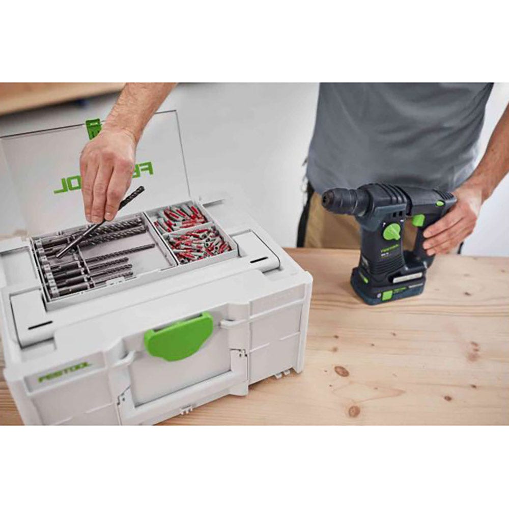 FESTOOL SDS Plus Schlagbohrer-Set SYS Koffer für Systainer 3 577398