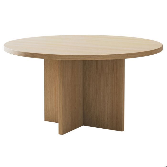 Ronde salontafel - OVO - 76x76 - Lindberg Ash-Oak kleur