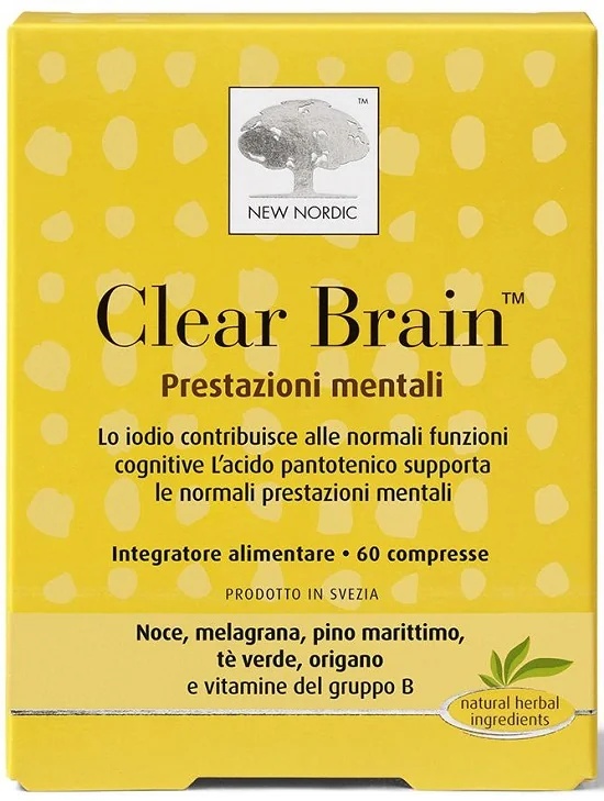 NEW NORDIC Clear Brain voedingssupplement 60 tabletten