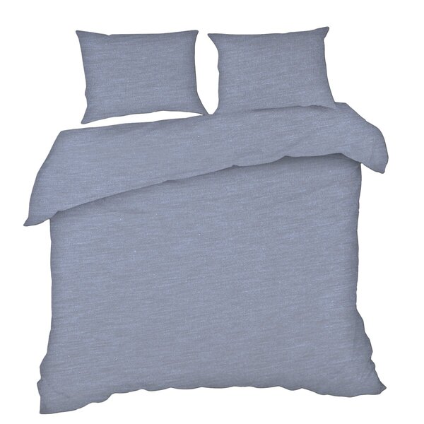 Villa Volance Jersey Double Duvet Cover<br>light blue, 240cm x 220cm