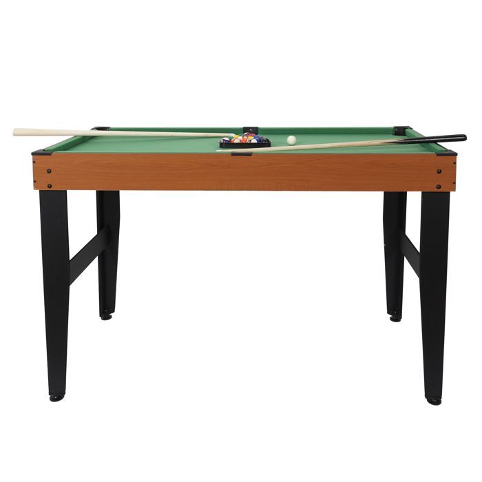 Mesa de bilhar - Mister Gadget - Compacta - Elegante - Marrom e Preta