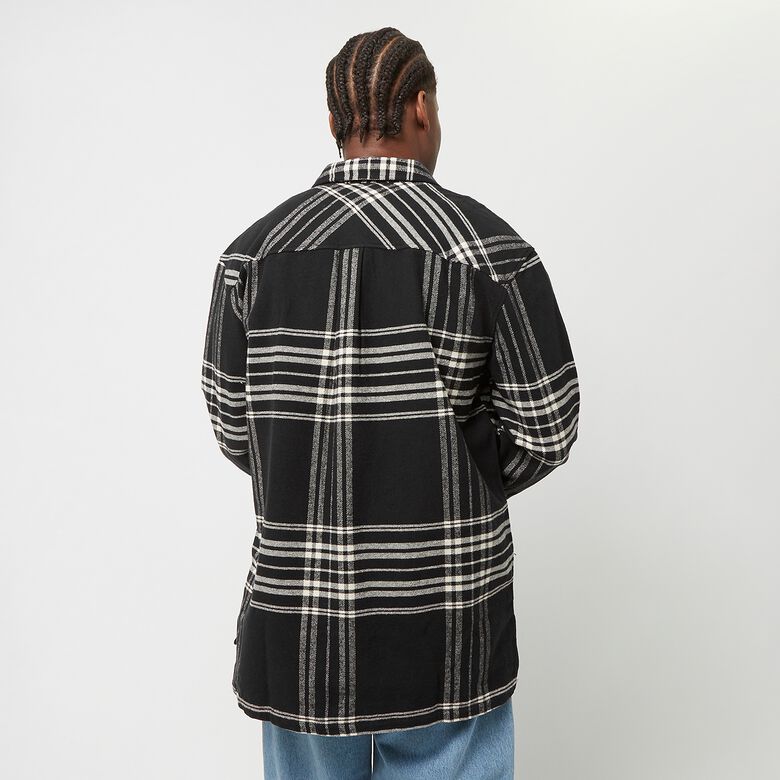 Camisa Summit a cuadros extragrande de manga larga