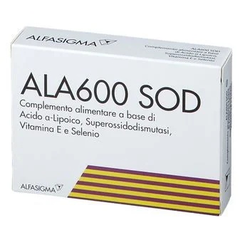 ALA Ala 600 Sod 20 tabletten Antioxidant voedingssupplement